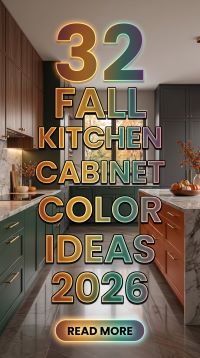 32 Fall Kitchen Cabinet Color Ideas 2026 That Make Your Kitchen Look Expensive | Warm Browns & Timeless Luxury Shades