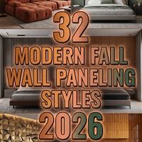 32 Fall Wall Paneling Ideas 2026 for Creating Warm and Elegant Interiors With Wood Rustic Accents and Modern Seasonal Design Trends