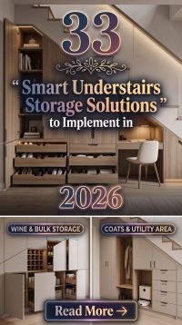33 Fall Clever Understairs Storage Ideas 2026 for Maximizing Every Inch of Your Home With Built-In Cabinets, Practical Organization Solutions and Smart Space-Saving Designs