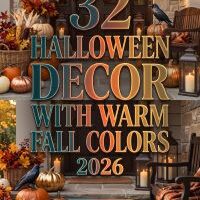 How to Mix Halloween Decor With Warm Fall Colors in a Modern Home Using 32 Cozy Ideas 2026