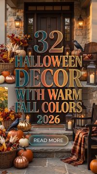How to Mix Halloween Decor With Warm Fall Colors in a Modern Home Using 32 Cozy Ideas 2026