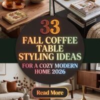 How to Make Your Coffee Table Look Cozy and Ready for 33 Beautiful Fall Styling Ideas 2026