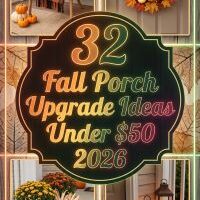 How to Give Your Fall Porch a Cozy Makeover With 32 Budget-Friendly Ideas Under $50 2026