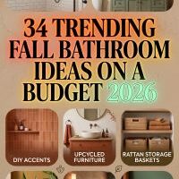 34 Trending Fall Bathroom Ideas on a Budget 2026 for a Cozy, Stylish and Modern Home