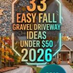 33 On-Trend Fall Gravel Driveway Ideas Under $50 for a Modern and Attractive Home