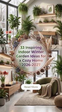 33 On-Trend Indoor Winter Garden Ideas for a Lush, Cozy and Beautiful Home Oasis 2026-2027
