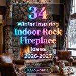 34 Winter Rock Fireplace Ideas That Turn Your Living Room Into a Cozy Luxury Retreat 2026-2027