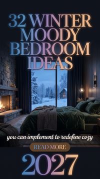 32 On-Trend Moody Winter Bedroom Ideas for a Dark, Cozy and Luxurious Retreat 2027