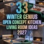 33 Open Concept Kitchen and Living Room Ideas to Create a Warm, Stylish and Seamless Winter Home 2027