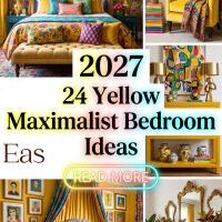 24 Yellow Maximalist Bedroom Ideas 2027 That Mix Bold Patterns, Rich Textures, Playful Art and Sunny Decor for an Energizing Retreat