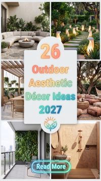 26 Outdoor Aesthetic Décor Ideas 2027 That Turn Your Exterior Into a Stylish, Cozy and Instagram-Worthy Outdoor Escape