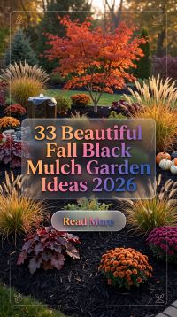 How to Create a Head-Turning Fall Yard With 33 Stylish Black Mulch Landscaping Ideas 2026