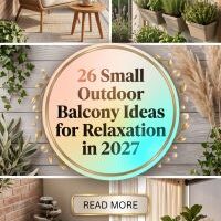 26 Small Outdoor Balcony Retreat Ideas 2027 That Turn Even the Tiniest Space Into a Cozy, Peaceful Escape for Reading, Morning Coffee and Everyday Relaxation