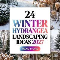 24 Winter Hydrangea Garden Ideas 2027 to Create a Cozy, Elegant and Pinterest-Worthy Seasonal Landscape