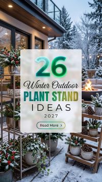 26 Winter Outdoor Plant Stand Ideas 2027 That Fix Common Display Mistakes and Help You Create a Stylish, Stable and Healthy Garden Setup