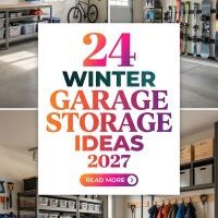 24 Winter Garage Storage Ideas 2027 That Transform Cluttered Spaces With Smart Shelving, Wall Systems, Cabinets, Bins and Space-Saving Organization Solutions