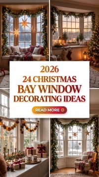 Which Cozy Holiday Window Style Will You Choose for Your Home? — 24 Christmas Bay Window Decorating Ideas 2026