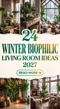 24 How to Upgrade Your Winter Biophilic Living Room in 2027 for Under $100 With Affordable Indoor Plants, Warm Lighting, Natural Textures, Wooden Accents and Cozy Earth-Toned Decor for a Small Apartment Makeover
