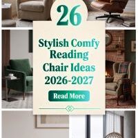 26 Cozy Reading Chair Ideas 2026-2027 That Create the Perfect Comfortable Nook for Reading, Relaxing and Unwinding at Home