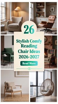 26 Cozy Reading Chair Ideas 2026-2027 That Create the Perfect Comfortable Nook for Reading, Relaxing and Unwinding at Home
