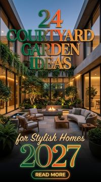 What Are the Best 24 Courtyard Garden Ideas for 2027 to Transform Your Outdoor Space Into a Beautiful Private Oasis With Lush Plants, Vertical Gardens, Warm Lighting, and Stylish Landscaping That Makes Even a Small Courtyard Feel Luxurious and Relaxing?