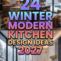 Which 24 Winter Modern Kitchen Design Ideas for 2027 Can Make Your Space Look Expensive With Sleek Cabinets, Rich Wood Finishes and Sophisticated Decor While Keeping Your Kitchen Cozy, Functional and Beautiful All Winter Long?