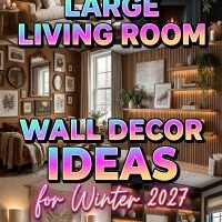 Which 24 Winter Large Blank Wall Ideas for 2027 Can Transform Your Living Room With Oversized Art, Floating Shelves, Textured Wall Decor, Warm Lighting and Stylish Accent Pieces?