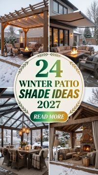 Which 24 Winter Patio Shade Ideas for 2027 Can Help You Create a Cozy, Stylish Outdoor Space on Any Budget?