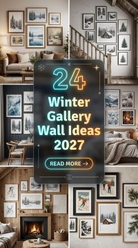 Which 24 Winter Gallery Wall Ideas for 2027 Can Help You Showcase Your Favorite Art, Family Photos and Personal Style While Creating a Cozy, Beautiful and Pinterest-Worthy Home?