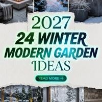24 Winter Contemporary Backyard Landscaping Ideas 2027 for a Stylish, Peaceful Garden