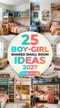 How Can You Make 25 Small Boy-Girl Shared Room Stylish in 2027 With Smart Storage, Separate Personal Zones, Space-Saving Beds and Creative Decor?
