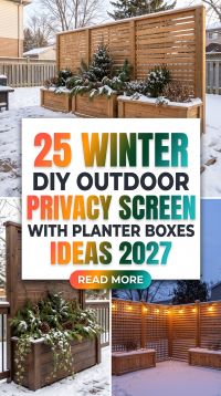 How Can You Build a DIY Outdoor Privacy Screen With 25 Planter Boxes in 2027 to Make Your Backyard Feel More Private in Just One Weekend?