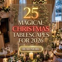 Which 25 Magical Christmas Tablescapes Will You Want to Recreate for a Beautiful, Cozy and Festive Holiday Dinner?