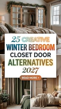 25 Winter Bedroom Closet Makeover Ideas 2027 With Stylish Curtains, Sliding Panels, Open Storage, Decorative Screens and Space-Saving Designs for a Cozy, Modern Bedroom