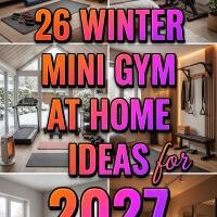 26 Winter Home Workout Room Ideas 2027 With Compact Equipment, Smart Storage, Cozy Flooring, Motivational Wall Decor and Space-Saving Fitness Stations for an Inspiring Home Gym