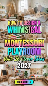 How to Create a Whimsical Hidden Playroom With 26 Montessori-Friendly Ideas for Secret Reading Nooks, Child-Sized Furniture and Tidy Play Zones That Keep Your Home Beautiful and Organized