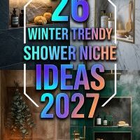 26 Winter Walk-In Shower Ideas 2027 With Built-In Niches, Elegant Tile Designs, Glass Enclosures, Warm Lighting and Spa-Inspired Details for a Stylish Modern Bathroom