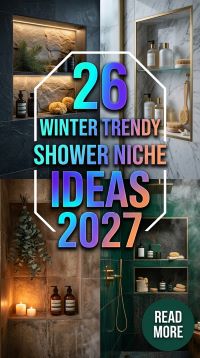 26 Winter Walk-In Shower Ideas 2027 With Built-In Niches, Elegant Tile Designs, Glass Enclosures, Warm Lighting and Spa-Inspired Details for a Stylish Modern Bathroom