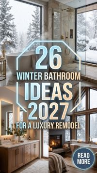 Which 26 Winter Bathroom Ideas for 2027 Will Make You Want to Remodel With Cozy Spa-Inspired Decor, Modern Fixtures and Luxurious Finishes That Turn Your Bathroom Into a Beautiful Winter Retreat?
